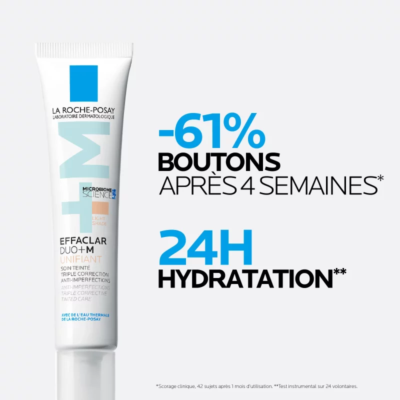 La Roche Posay Effaclar Duo+M unifiant teinte Light - 40ml