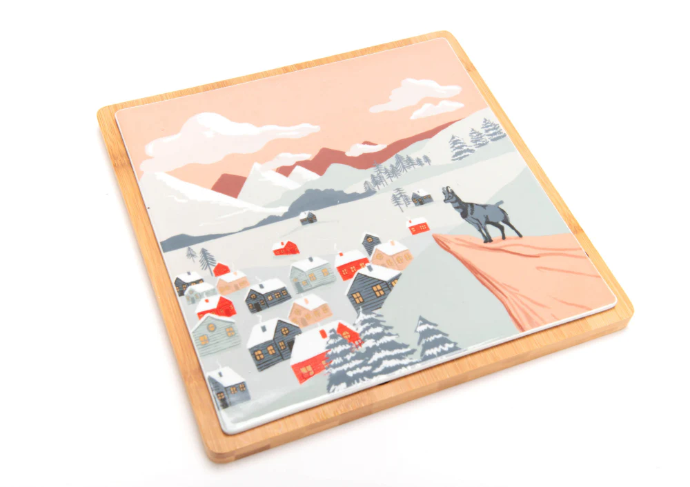 Coffret plateau carré montagne Amadeus