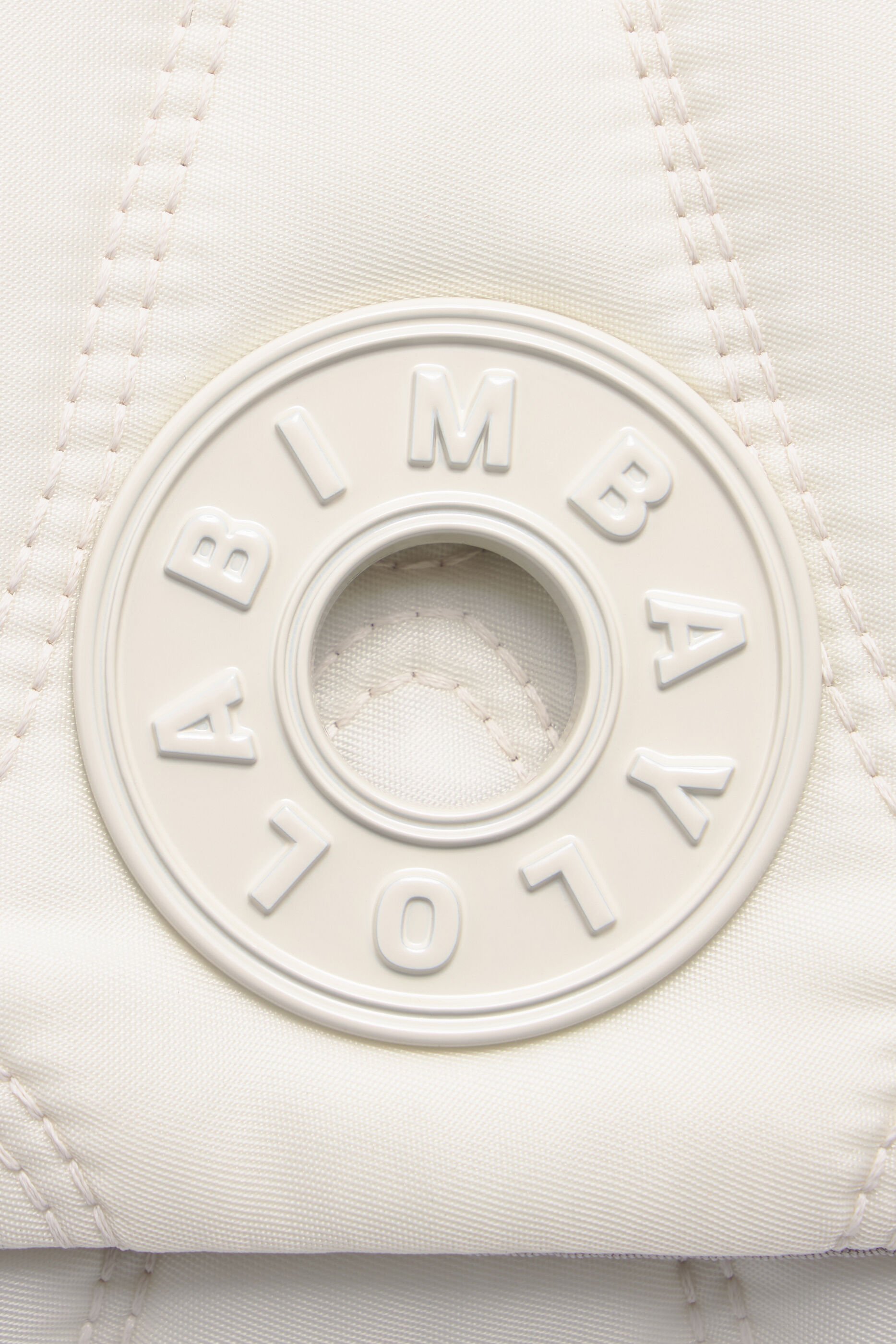 Bolsa de ombro pequena em nylon (em formato de osso)