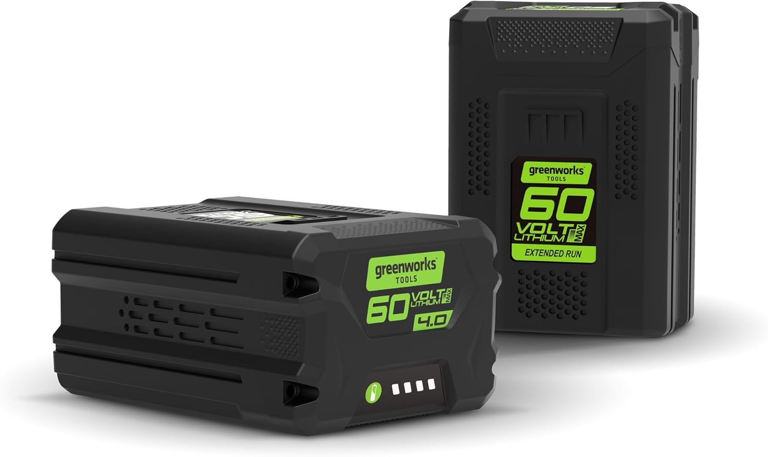 Greenworks 60V Akku G60B4 (Li-Ion 60V 4Ah wiederaufladbarer leistungsstarker Akku passend für alle Geräte der 60V Greenworks Serie)