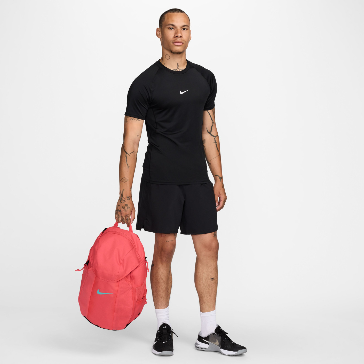 Nike Academy Team Rugzak Rood Turquoise Zwart