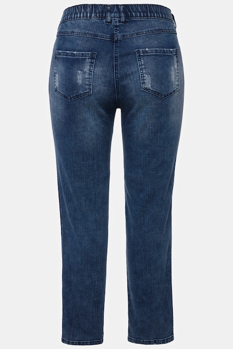 Jeans Sarah, Destroy-Effekte, schmale 5-Pocket-Form