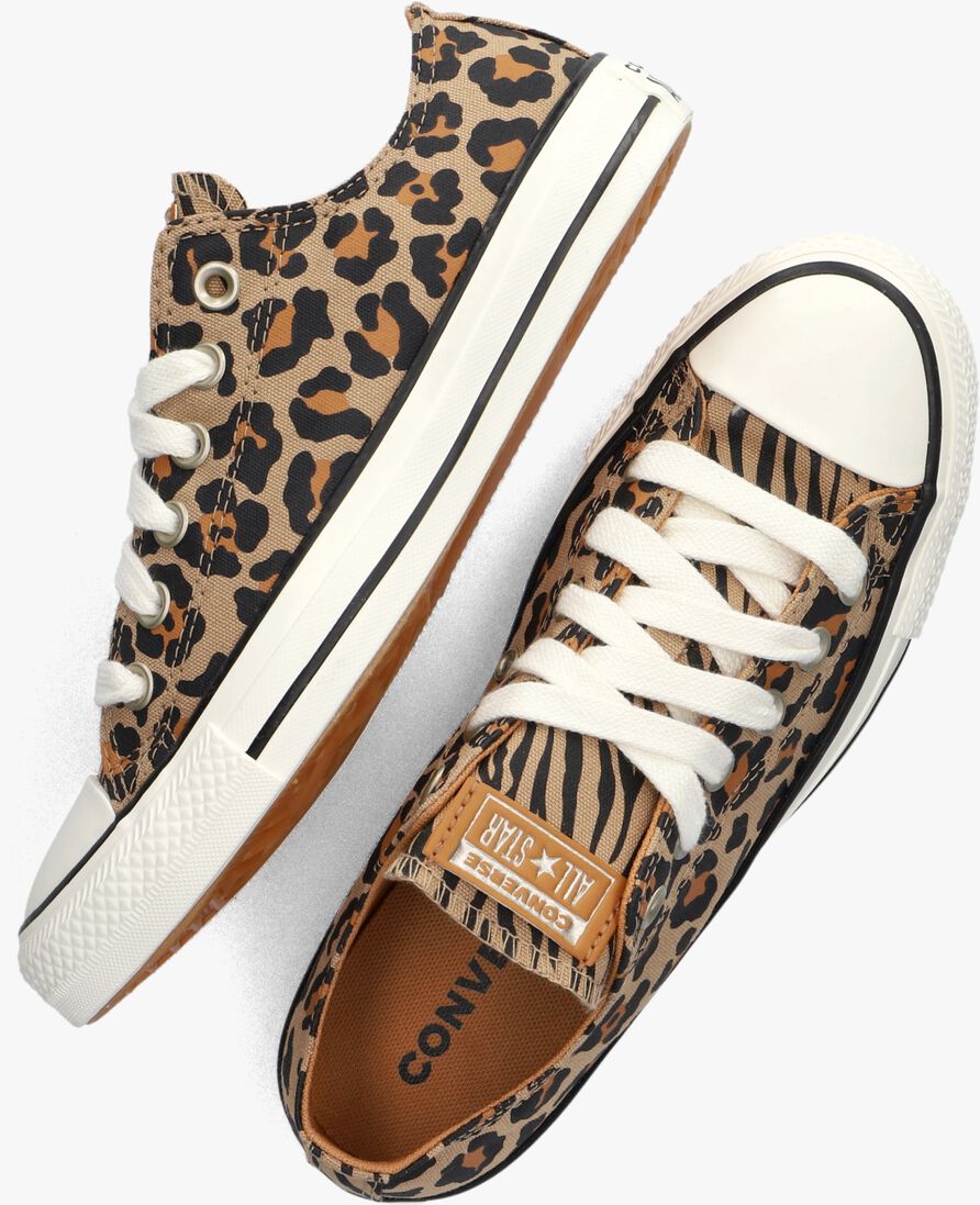 CONVERSE zwarte converse lage sneakers chuck taylor all star leo