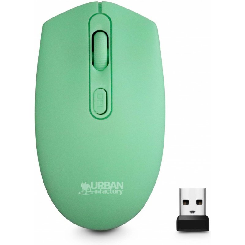 Urban Factory FREE souris Maison Ambidextre RF sans fil Optique 1600 DPI