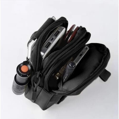 Belteveske med taktisk belte i Army Style Black