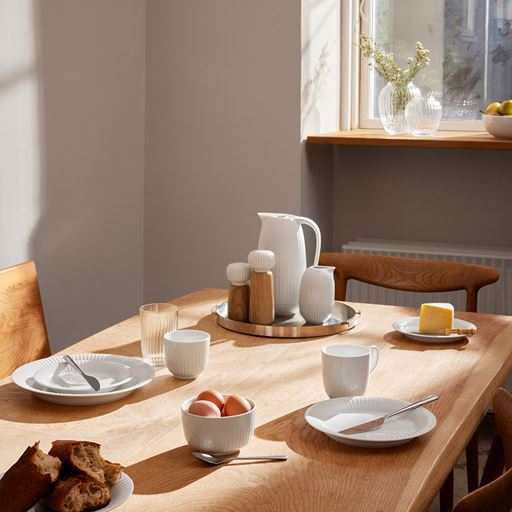 Kähler Hammershøi Frokosttallerken, Hvid, Ø22 cm