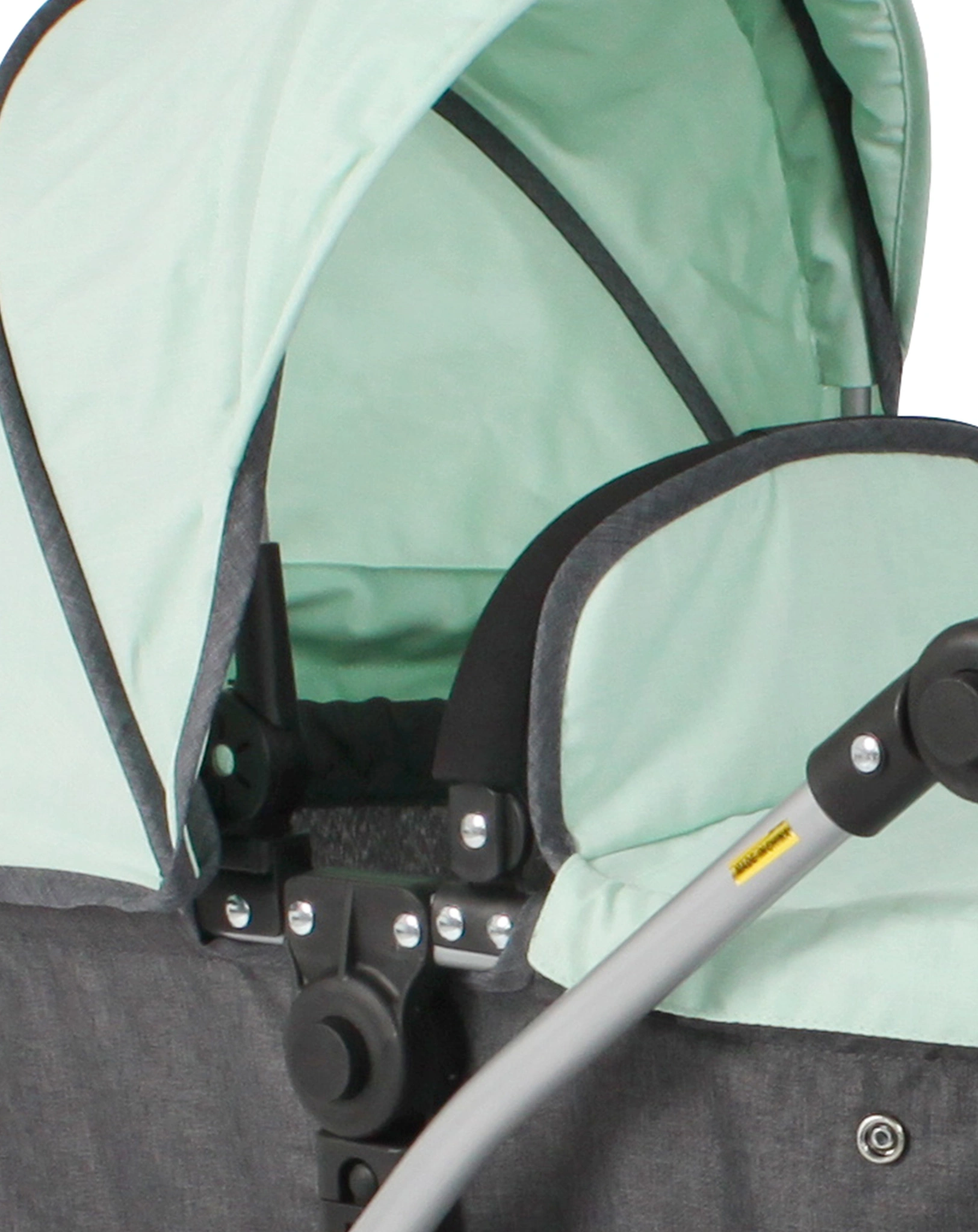 Kombi-Puppenwagen NELE in anthrazit/mint