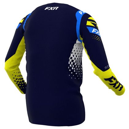 Maillot cross FXR REVO MIDNIGHT/WHITE/YELLOW 2022 - Bleu / Blanc