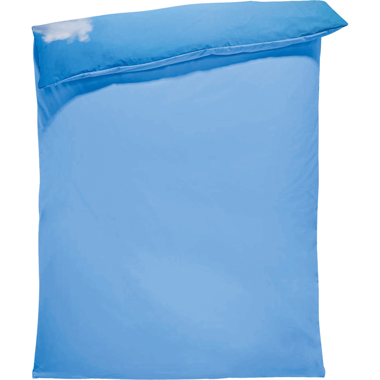 Bettwäsche Renforcé Kuhwiese blau 160x210 65x100 Bettanzug Nord