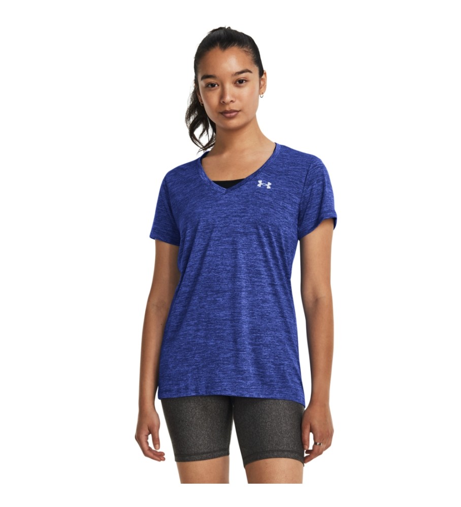 Camiseta Under Armour UA Tech com decote em V - Azul