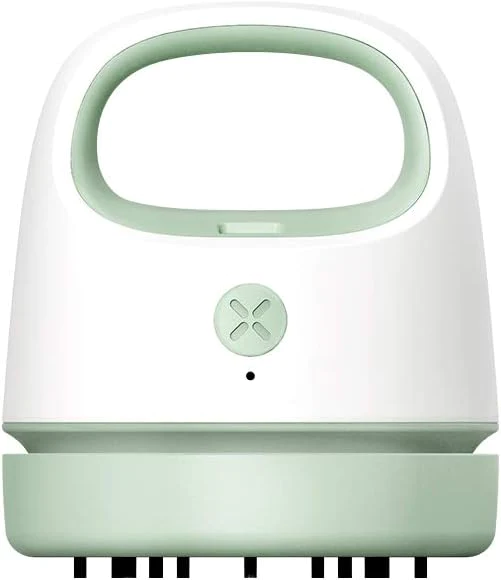 Mini aspirateur de table rechargeable par USB vert Vendos85