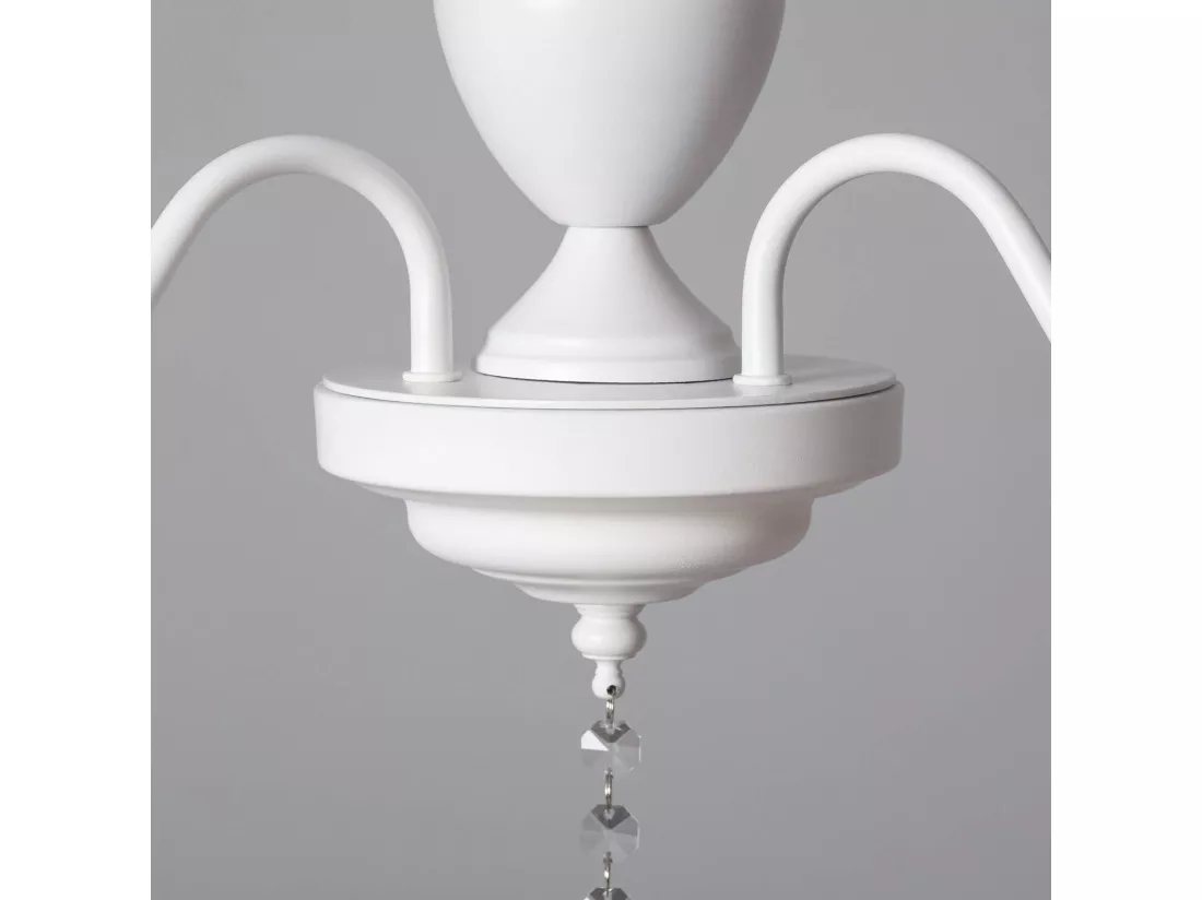 Lustre Métal et Tissus Zuri Marron