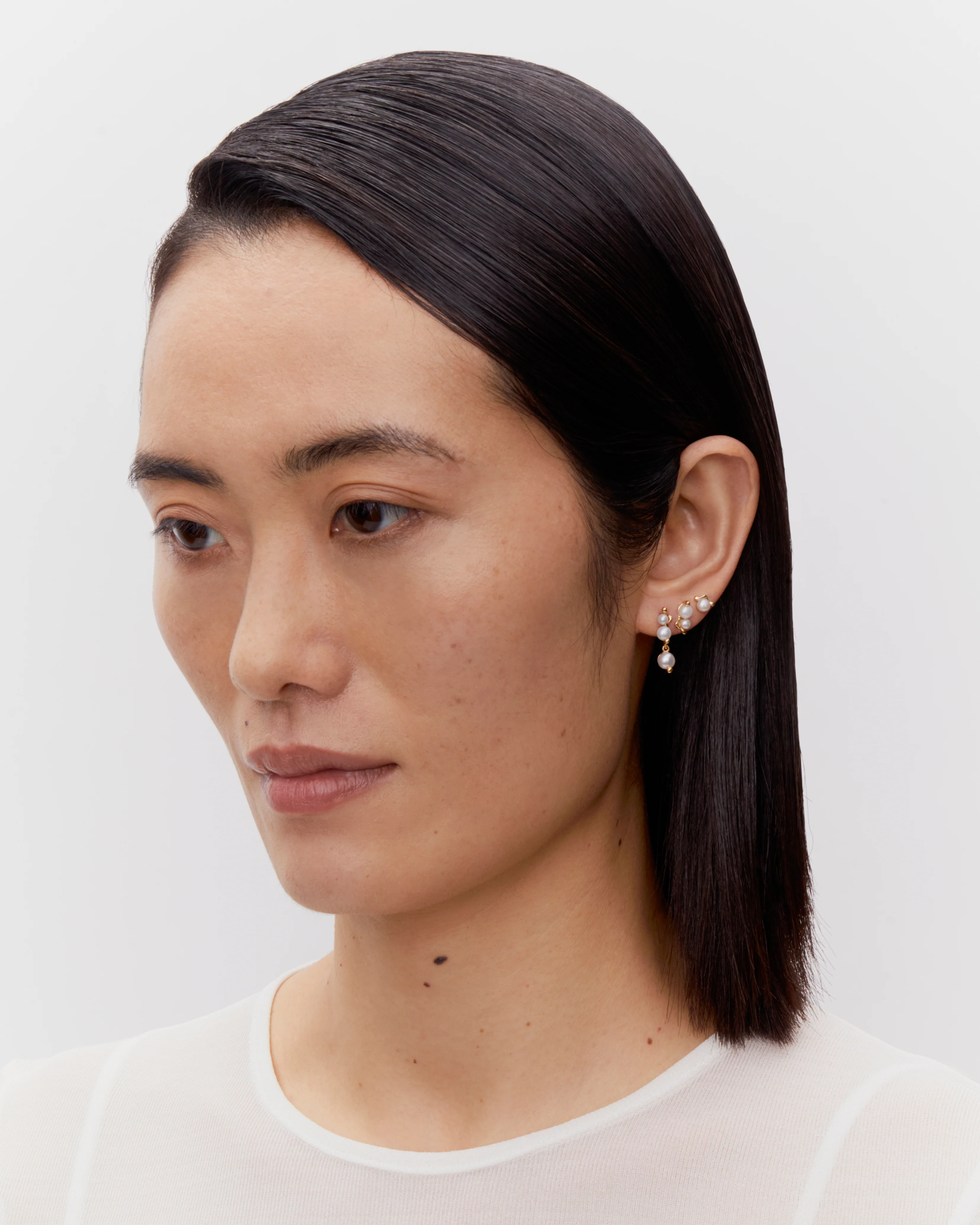 Maria Black  Shibuya Ni ørestik - forgyldt