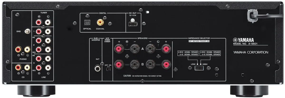 Yamaha A-S501 SIlver Amplis hi-fi stéréo