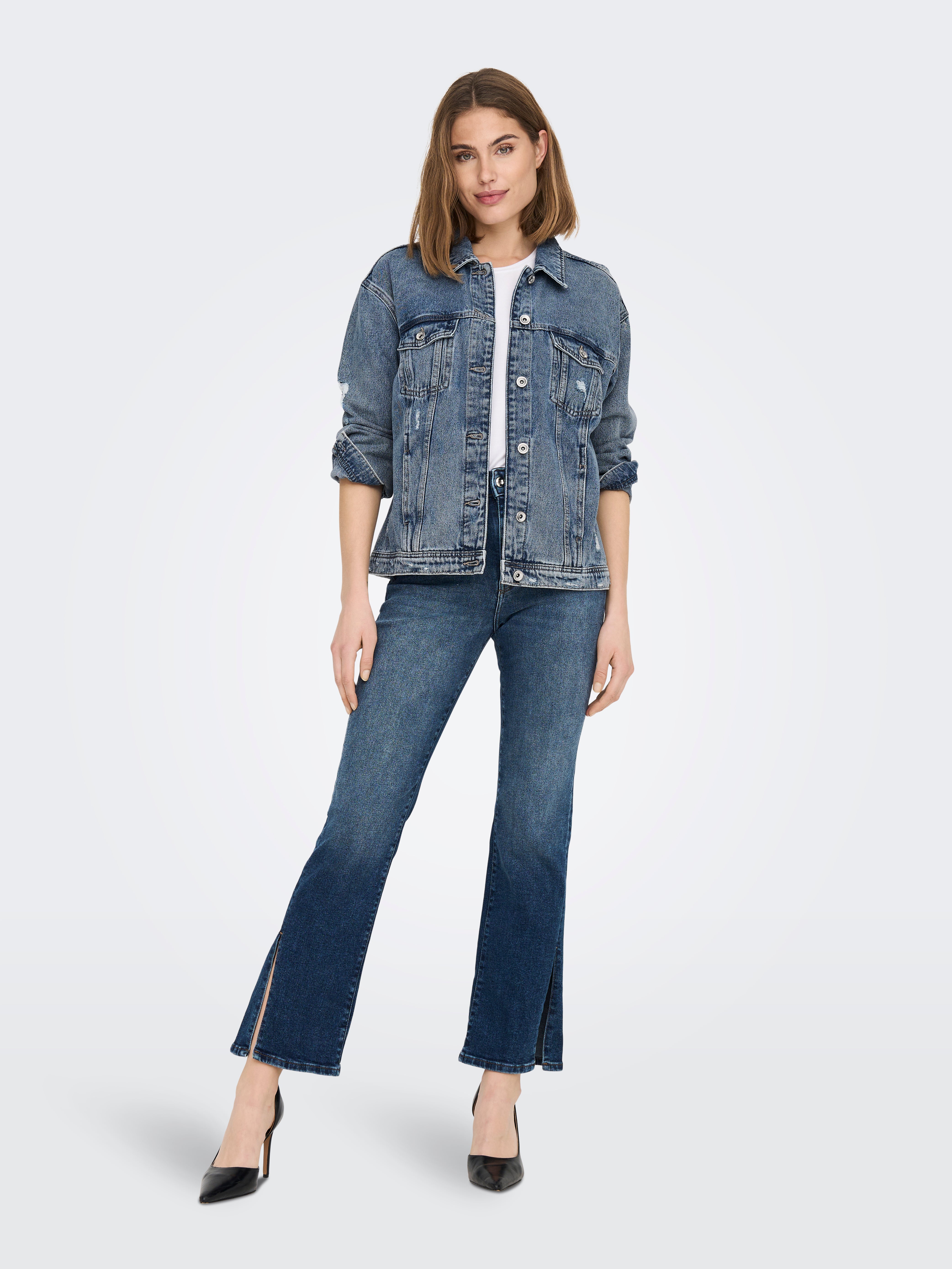 ONLEKAT Jeansjacke Medium Blue Denim
