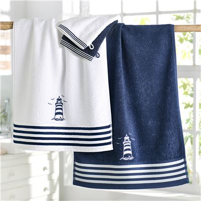 Linge de toilette style marin - 450 g/m² - BECQUET CRÉATION