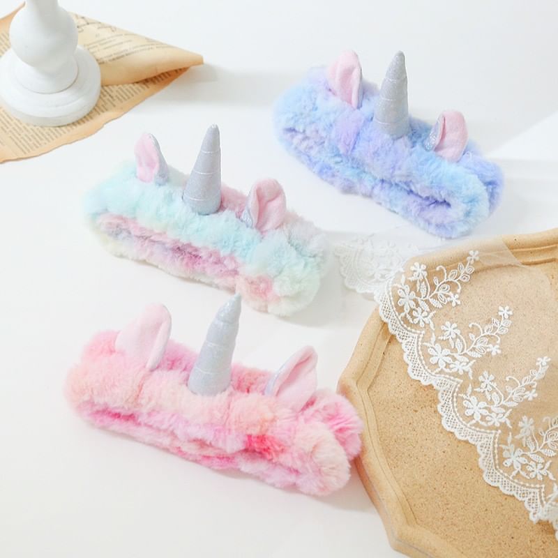 Coolkiss - Unicorn Chenille Gezichtsreiniger Hoofdband
