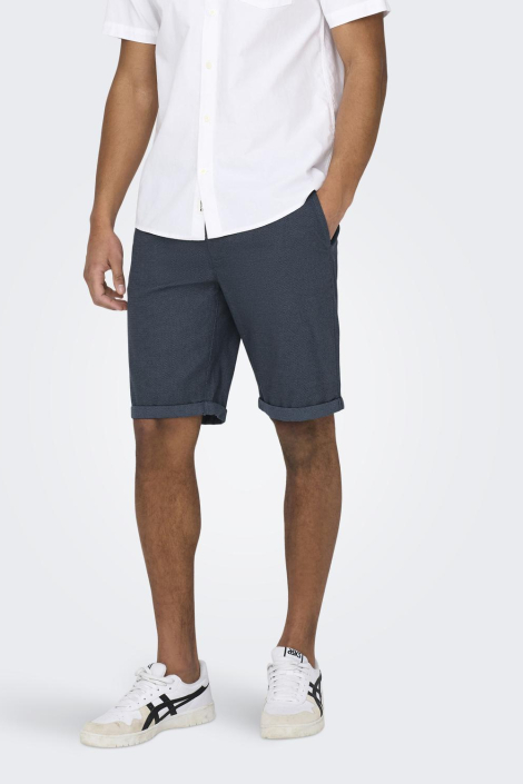 Only & Sons blauwe heren korte broek
