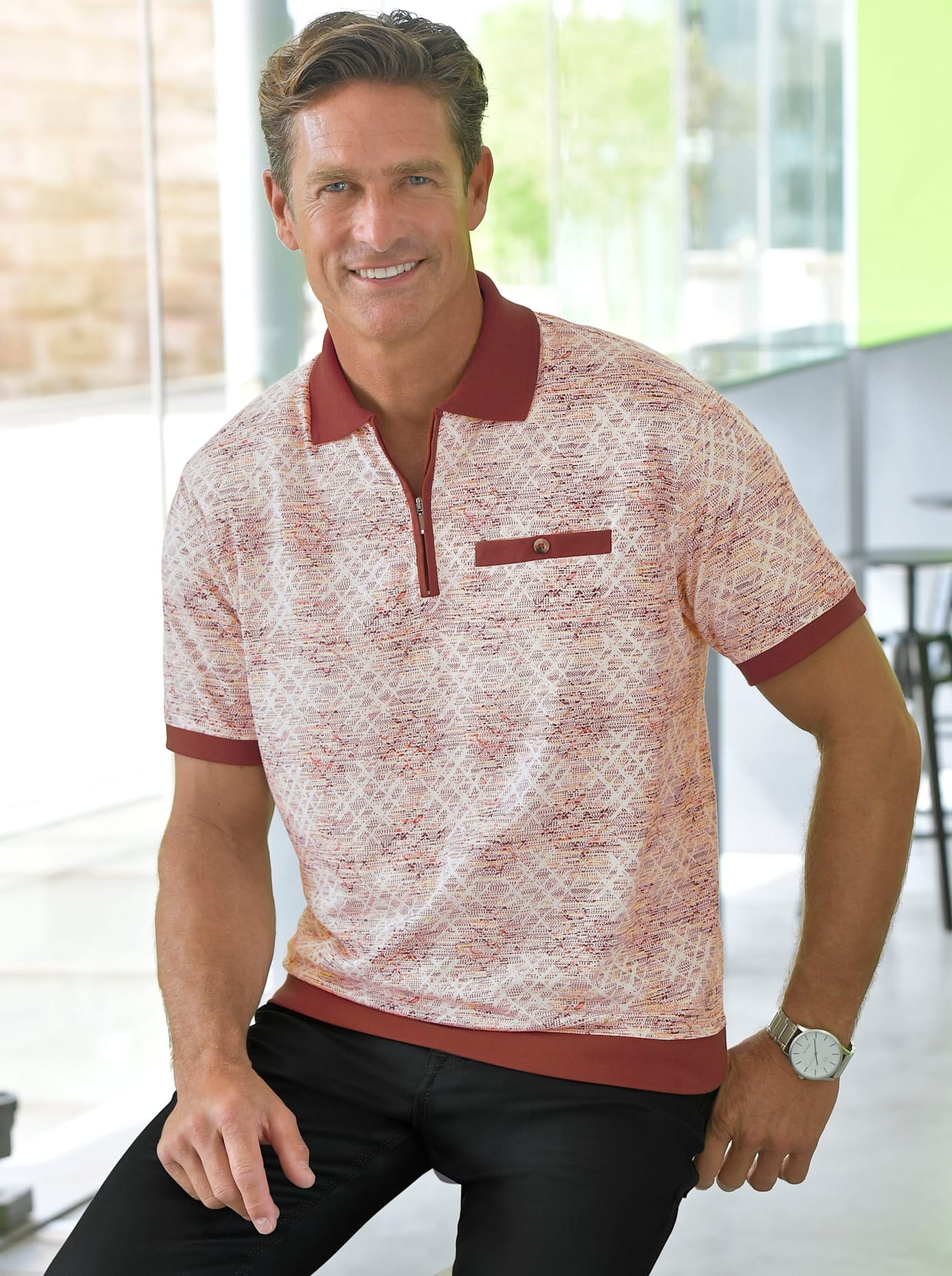 Marco Donati Poloshirt »Kurzarm-Poloshirt«, 1 Stk.