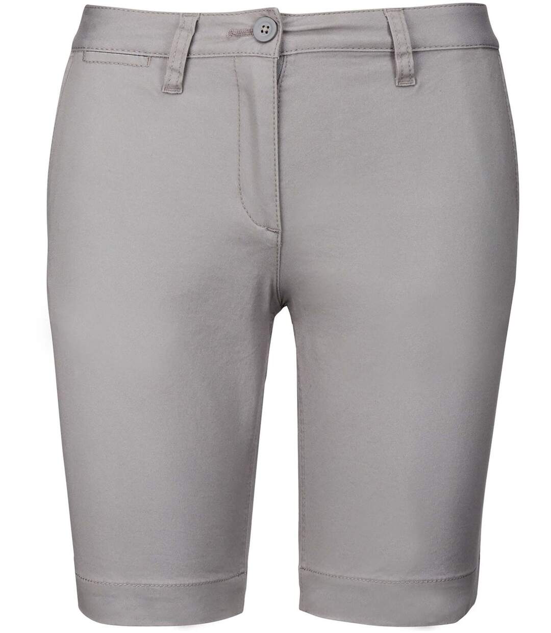 Bermuda chino femme - K751 - gris clair