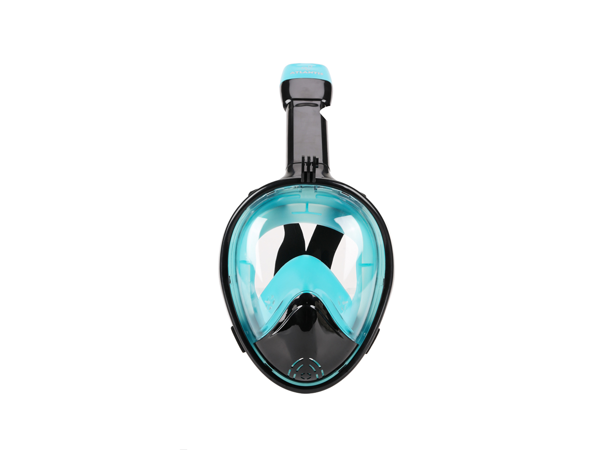 Atlantis 2.0 Zwart S/M Volwassenen Snorkelmasker - Aqua