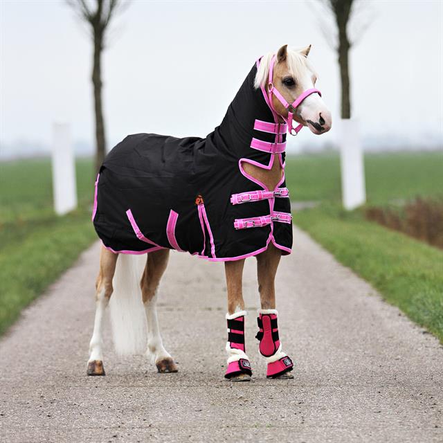 Deken Epplejeck Junior Full Neck 300gr Zwart-roze