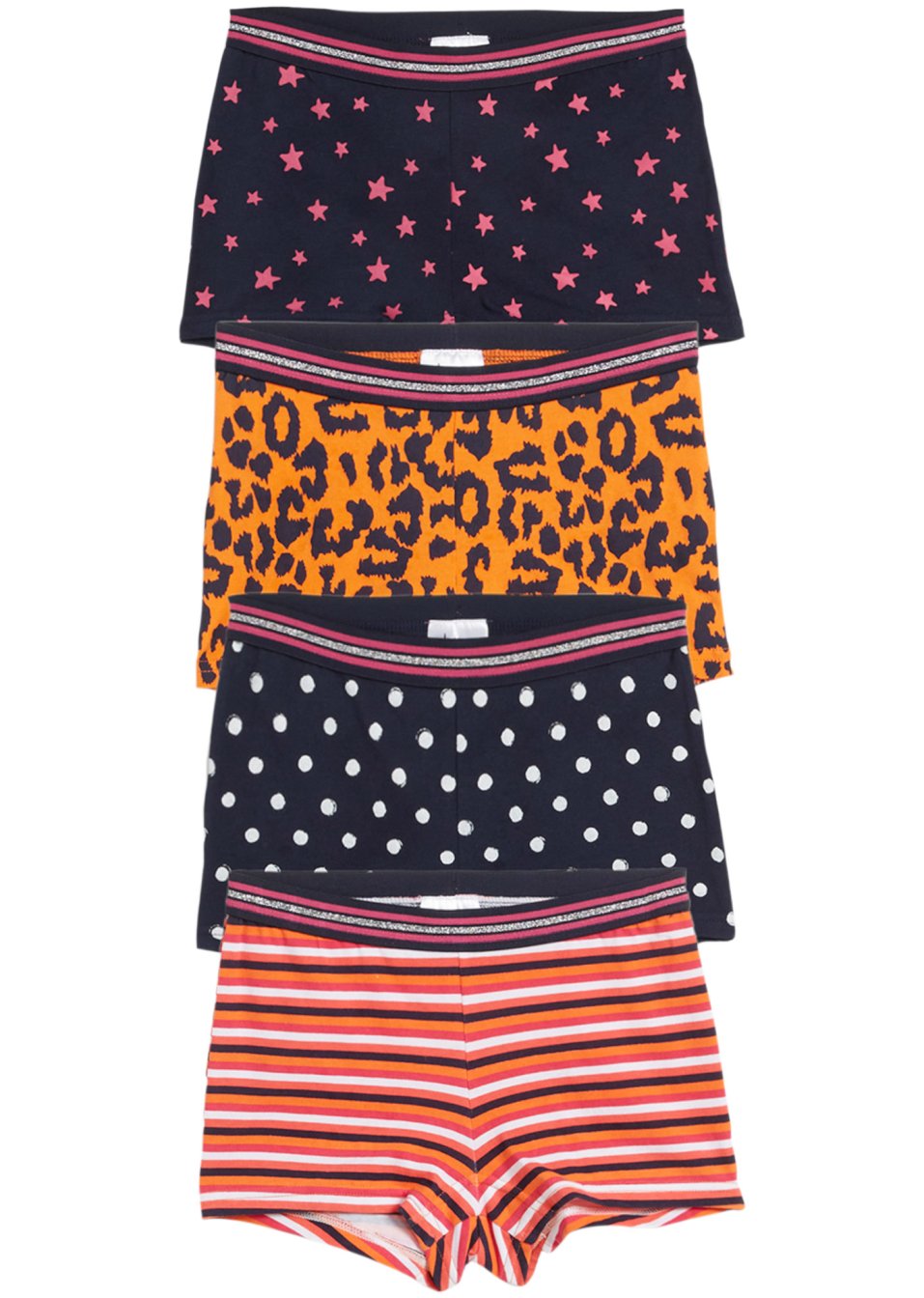 Lot de 4 boxers fille