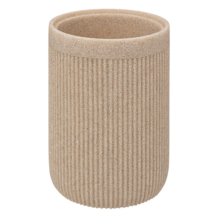 Brosse WC et pot, coloris lin, 5Five Onyx