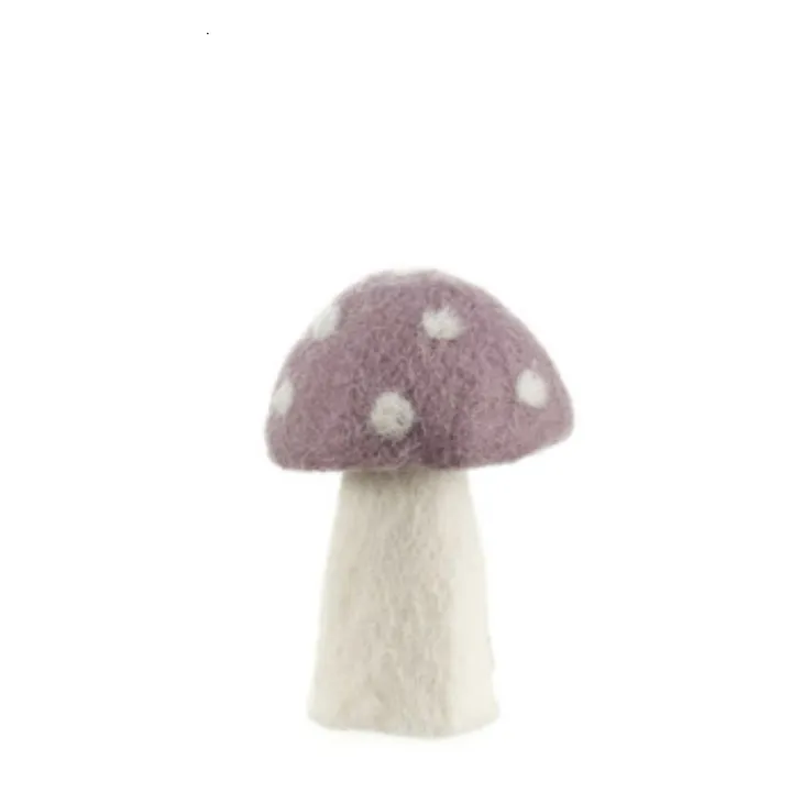 Muskhane Champignon Dotty décoratif en feutre | Mauve