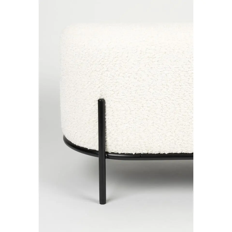 Housecraft Living Boz Hocker/ bankje Off-White - Wit