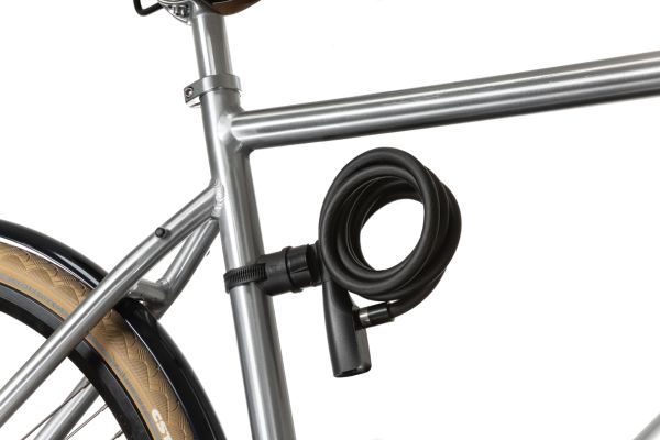 Axa Resolute 10 Spirallås m. Holder, 150 cm