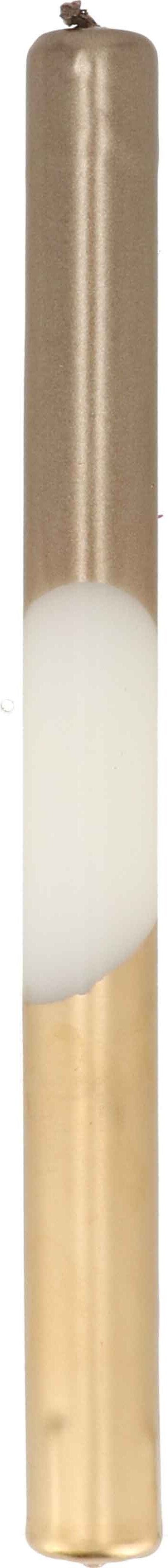 dinerkaars Duo Dip Dinner bruin / goud 10 uur D 2 H 25 cm