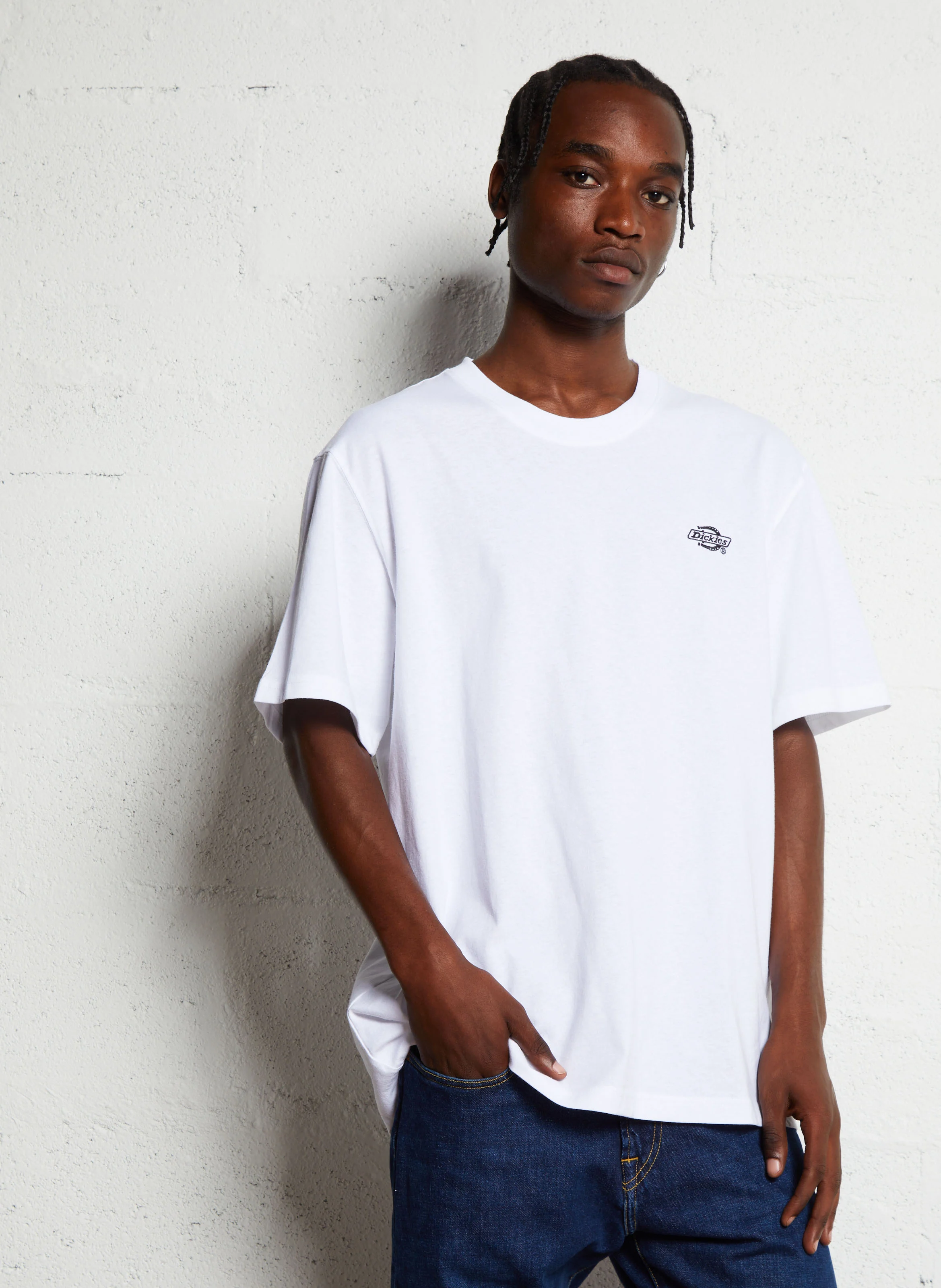 SUMMERDALE - Tee-shirt col rond en coton | Blanc