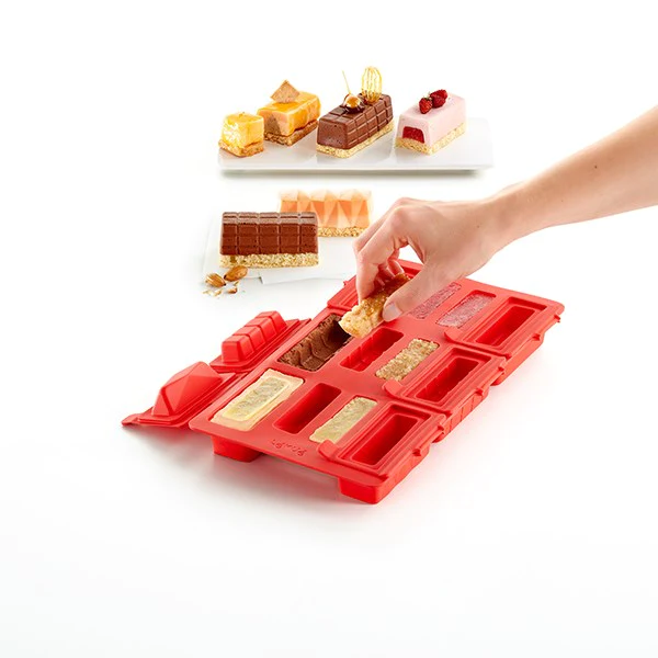Kit 6 mini bûches carrées Lékué