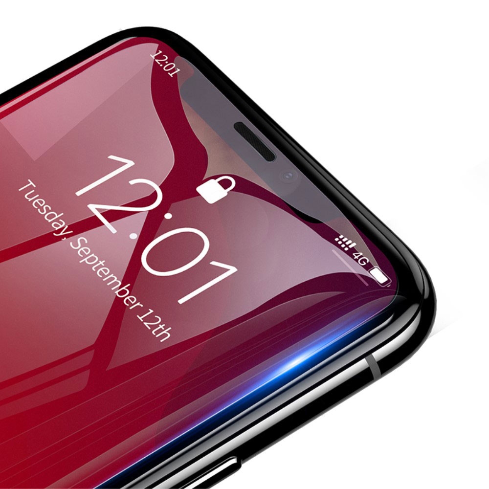 (2er Set) Baseus - iPhone 11 / iPhone Xr Panzer Glas Display Montagerahmen Case Friendly