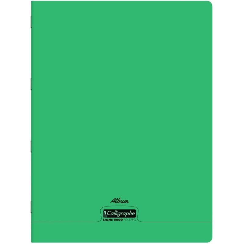 Album piqué 8000 POLYPRO 24x32 cm 96 pages uni 90 g - Assortis