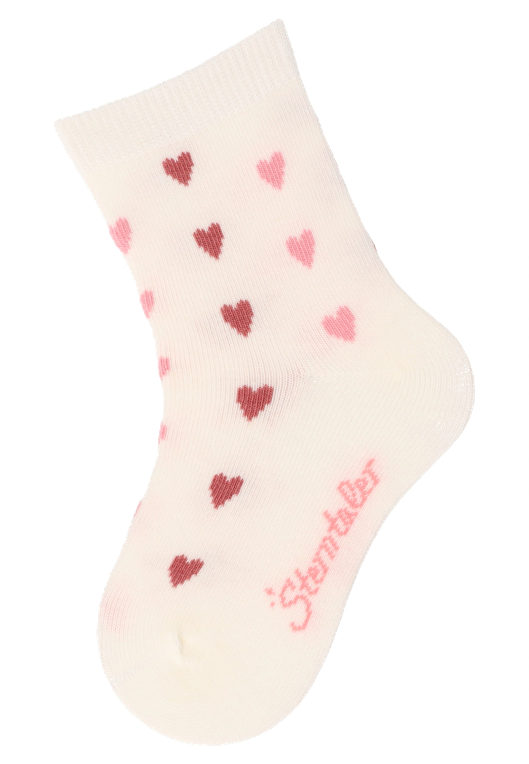 Socken HEARTS 6er Pack in mattrosa