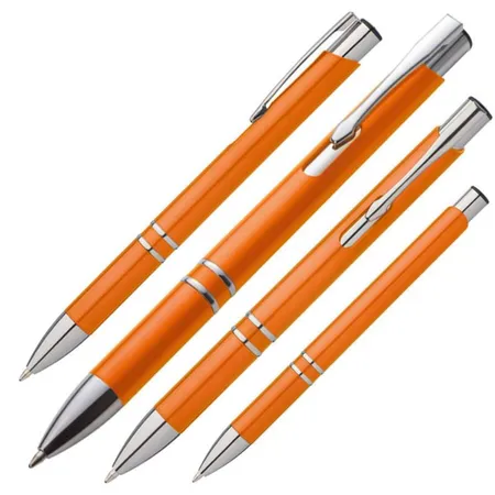 Easy Gifts Kugelschreiber aus Kunststoff, orange, 10 Stück