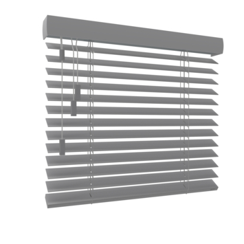 Houten Jaloezie Recht raam 6111 warm grijs 50MM