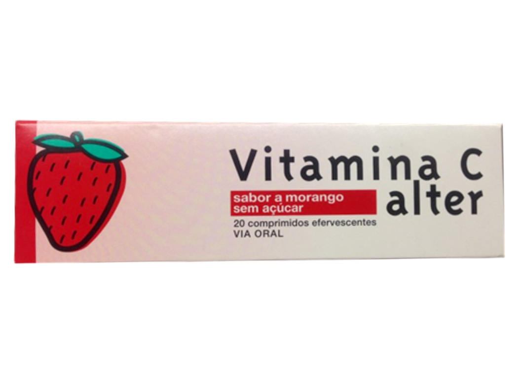 VITAMINA C ALTER MORANGO 20UN