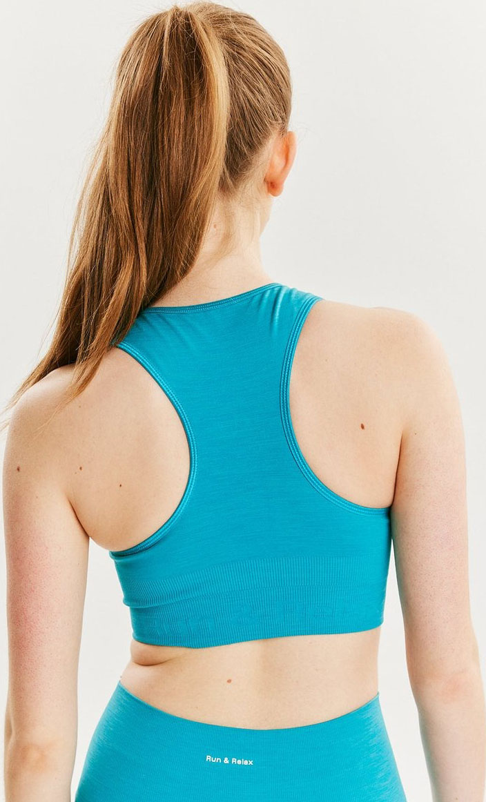 Seamless Sportsbra Medium Support 405/Washed Petroleum