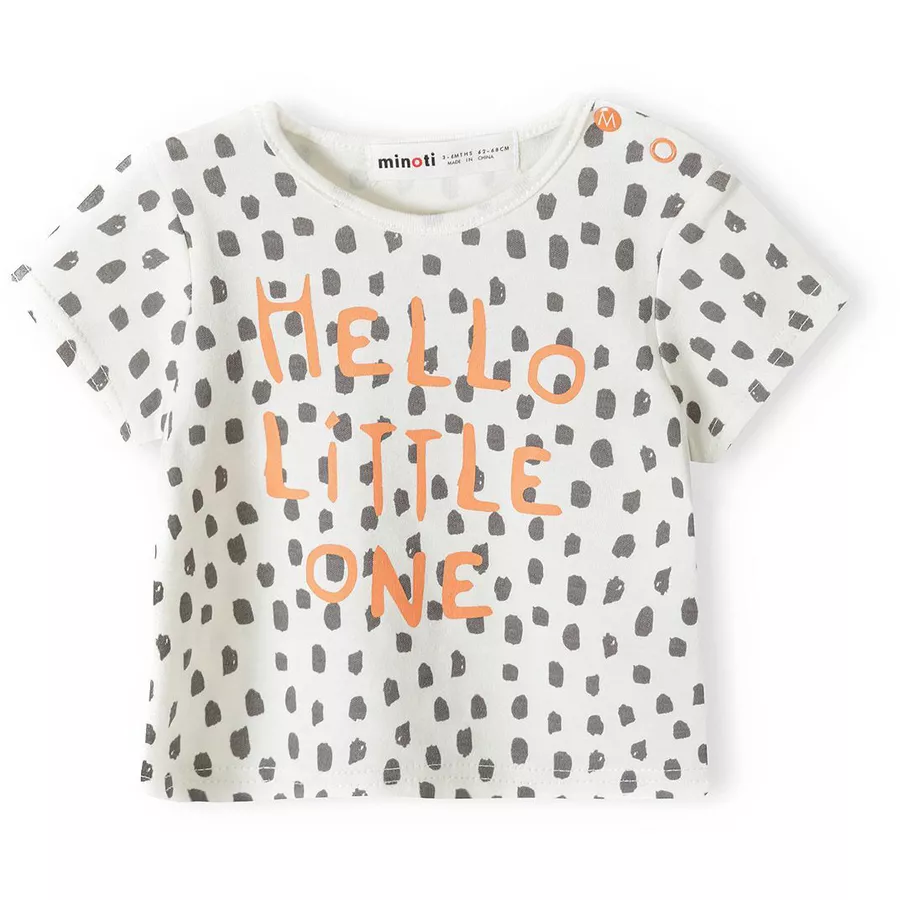 MINOTI 2er-Pack T-Shirts WeißOrange