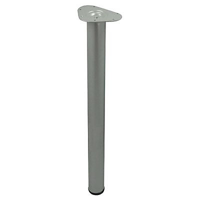 Pied de table réglable Diall ø6 x H. 87 cm gris