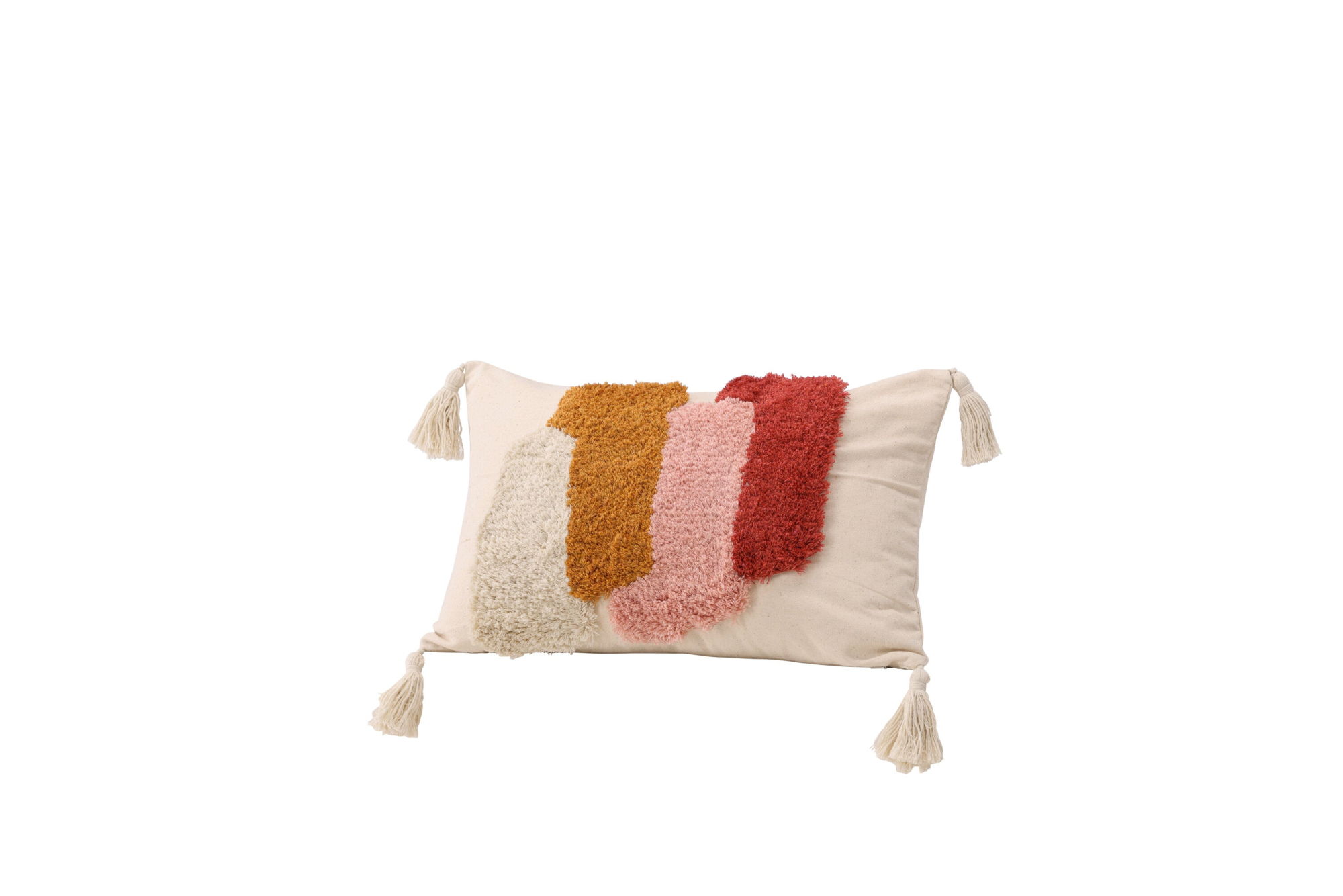Kaya Kussenhoes 30x50cm - Wit