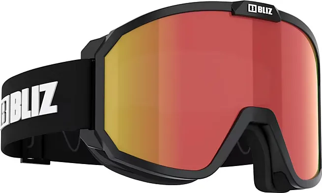 Bliz Bliz Rave Matt Black White Logo/Brown Red