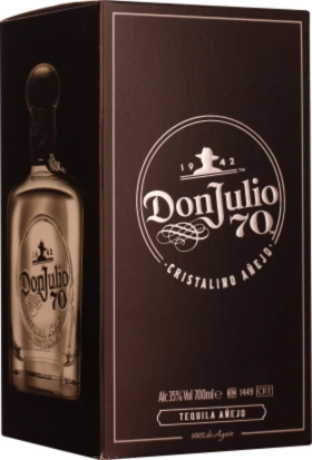 DON JULIO 70 CRISTALINO ANEJO CLARO 70CL