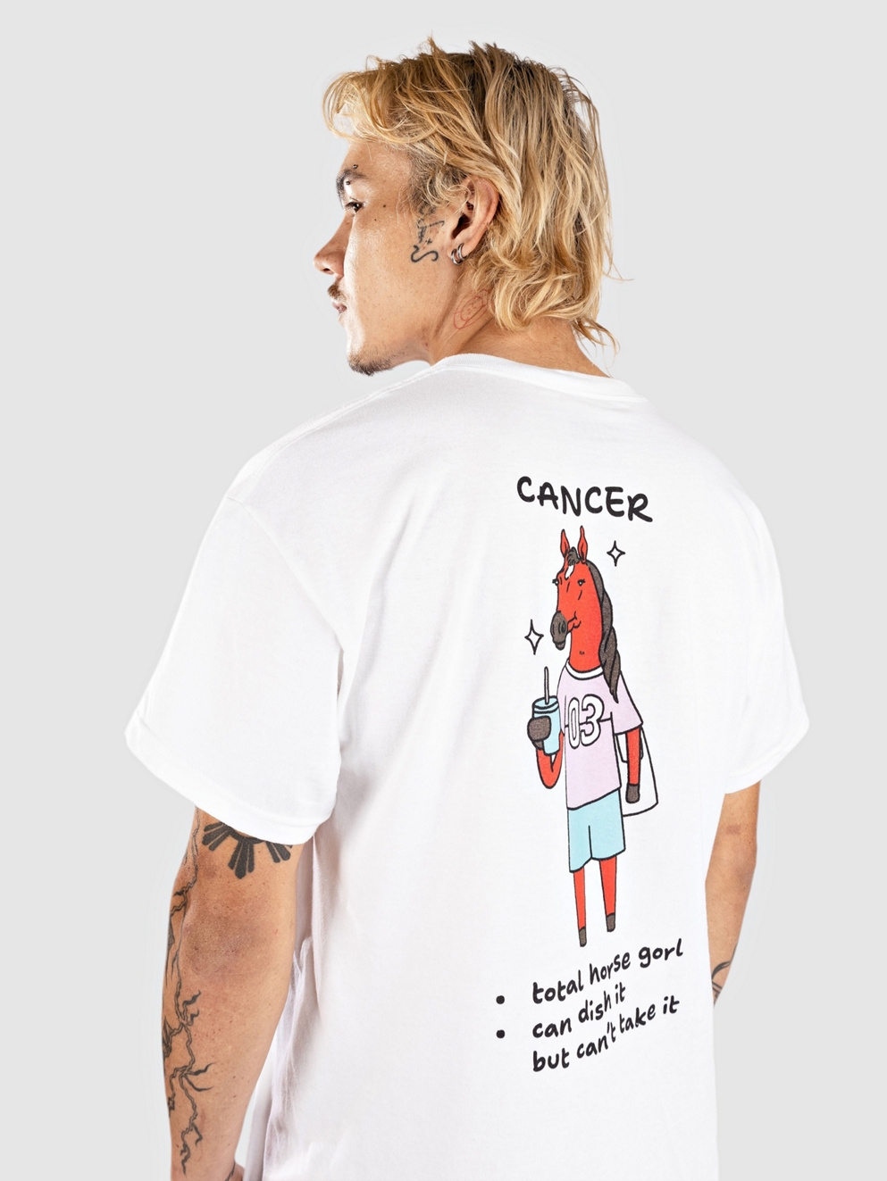 A.LAB Cancer T-Shirt white
