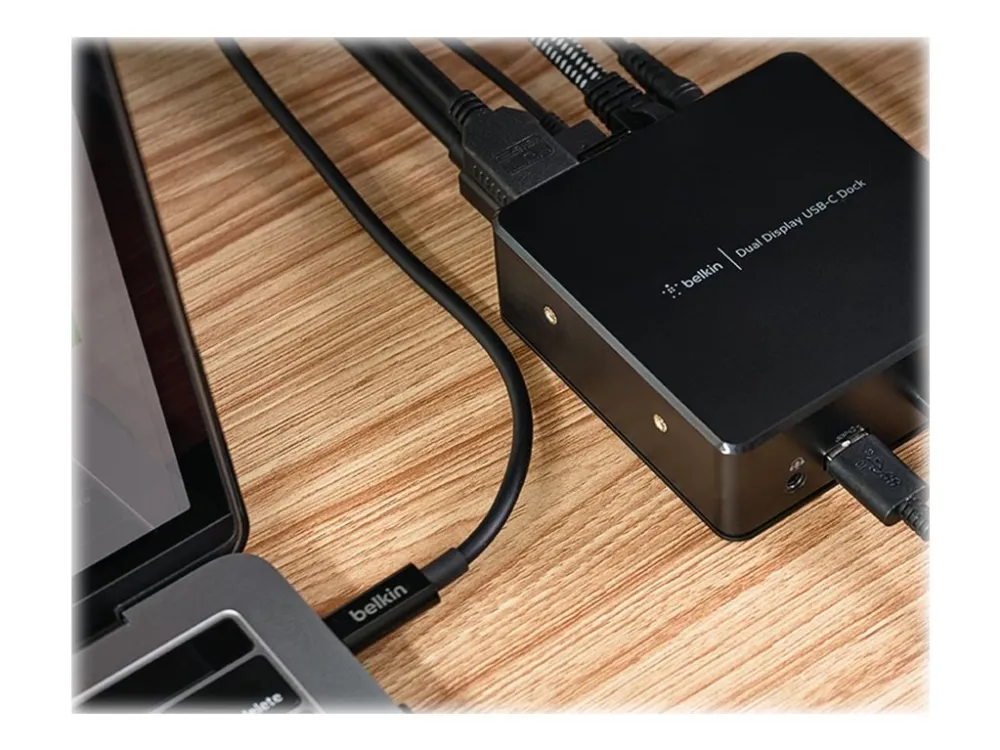 Belkin USB-C Dual Displ. Docking Station   DisplayLink INC002vfBK