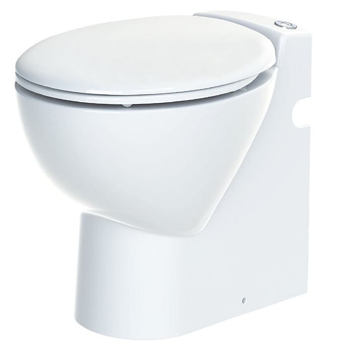WC broyeur avec abattant sortie horizontale et verticale Sanicompact Leader SFA