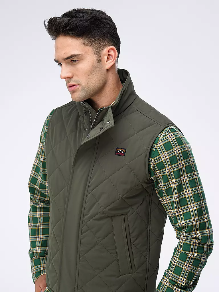 PAUL & SHARK Steppgilet olive